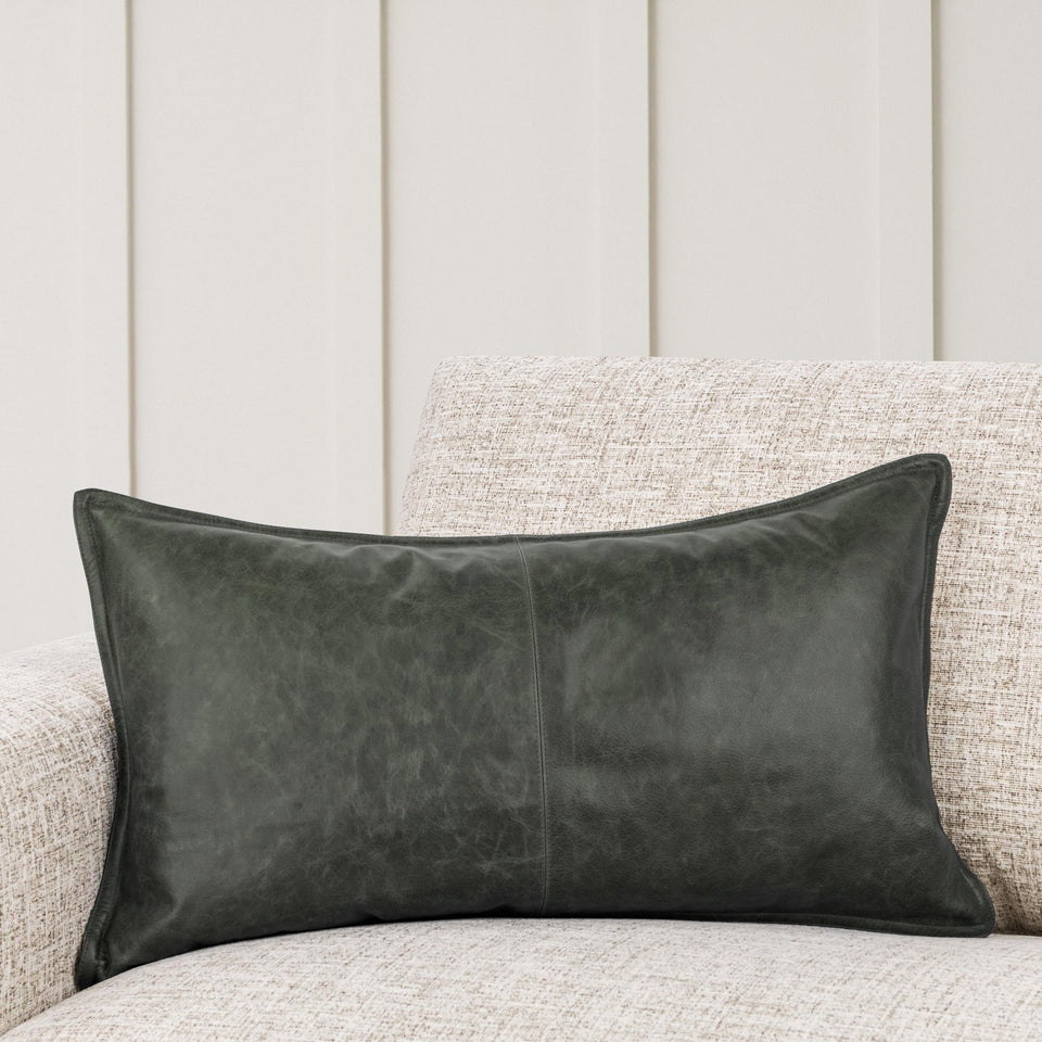 SLD Leather Pillow