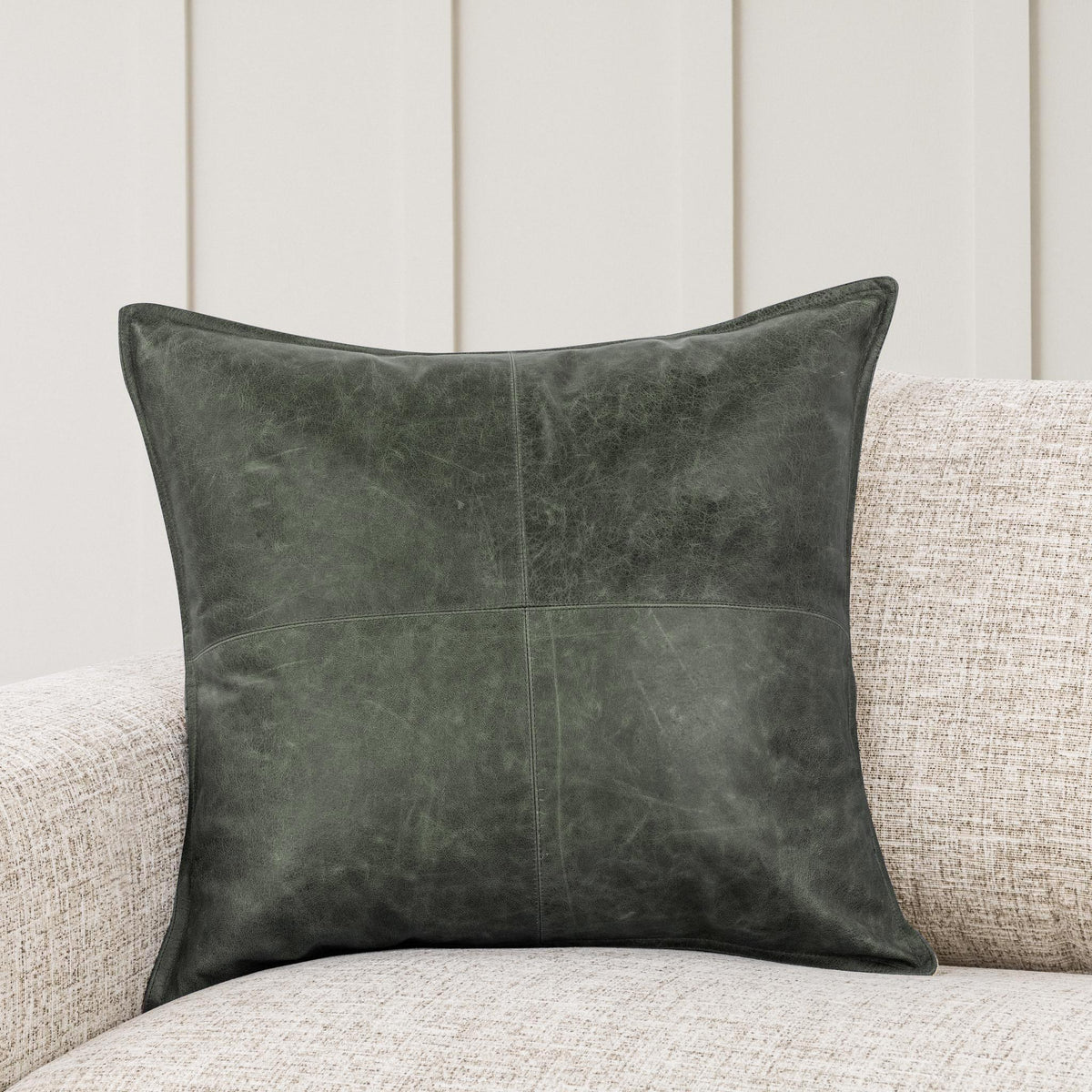 SLD Leather Pillow