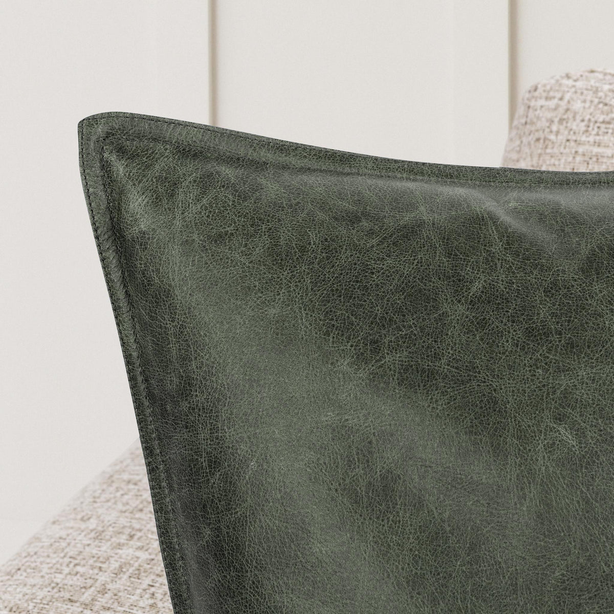 SLD Leather Pillow