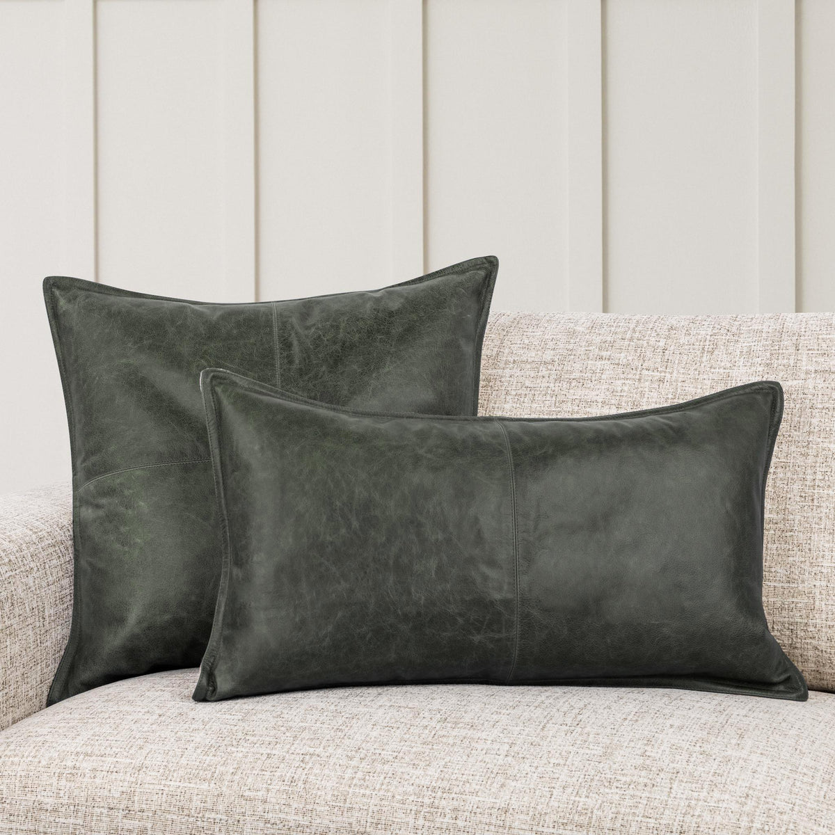 SLD Leather Pillow