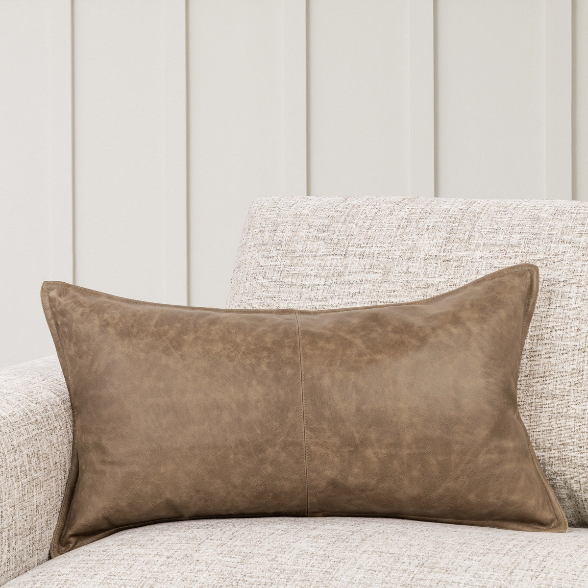 SLD Leather Pillow