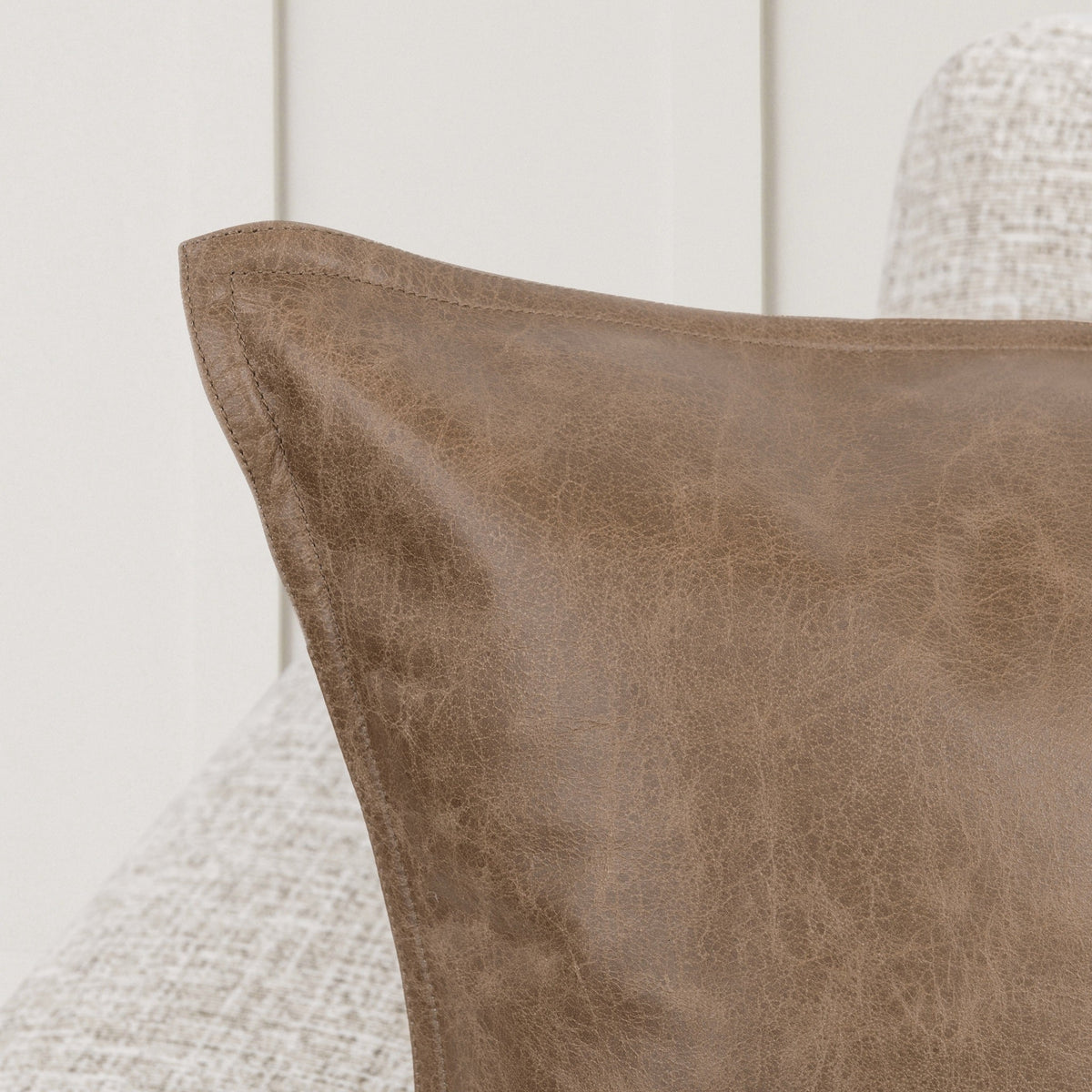 SLD Leather Pillow