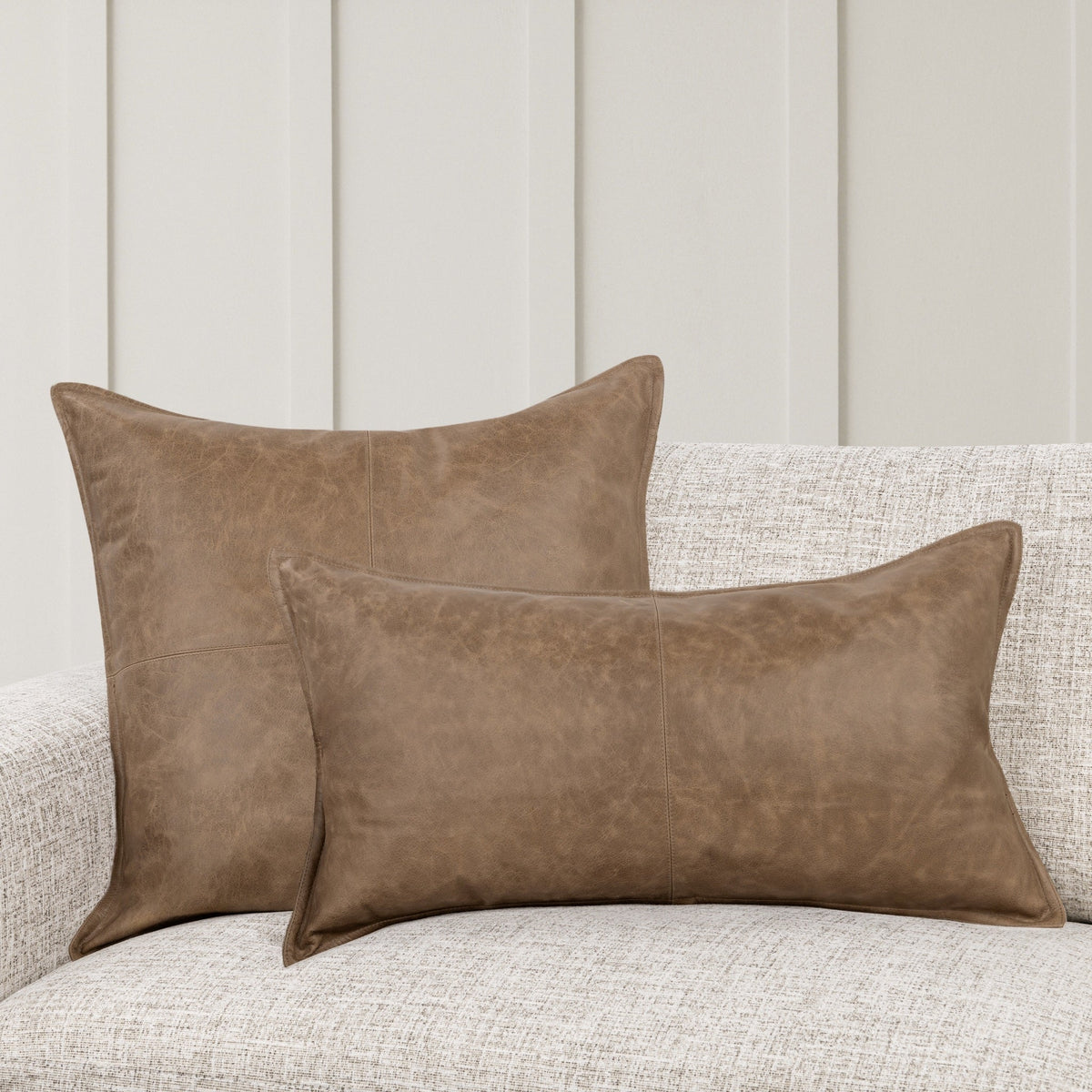 SLD Leather Pillow