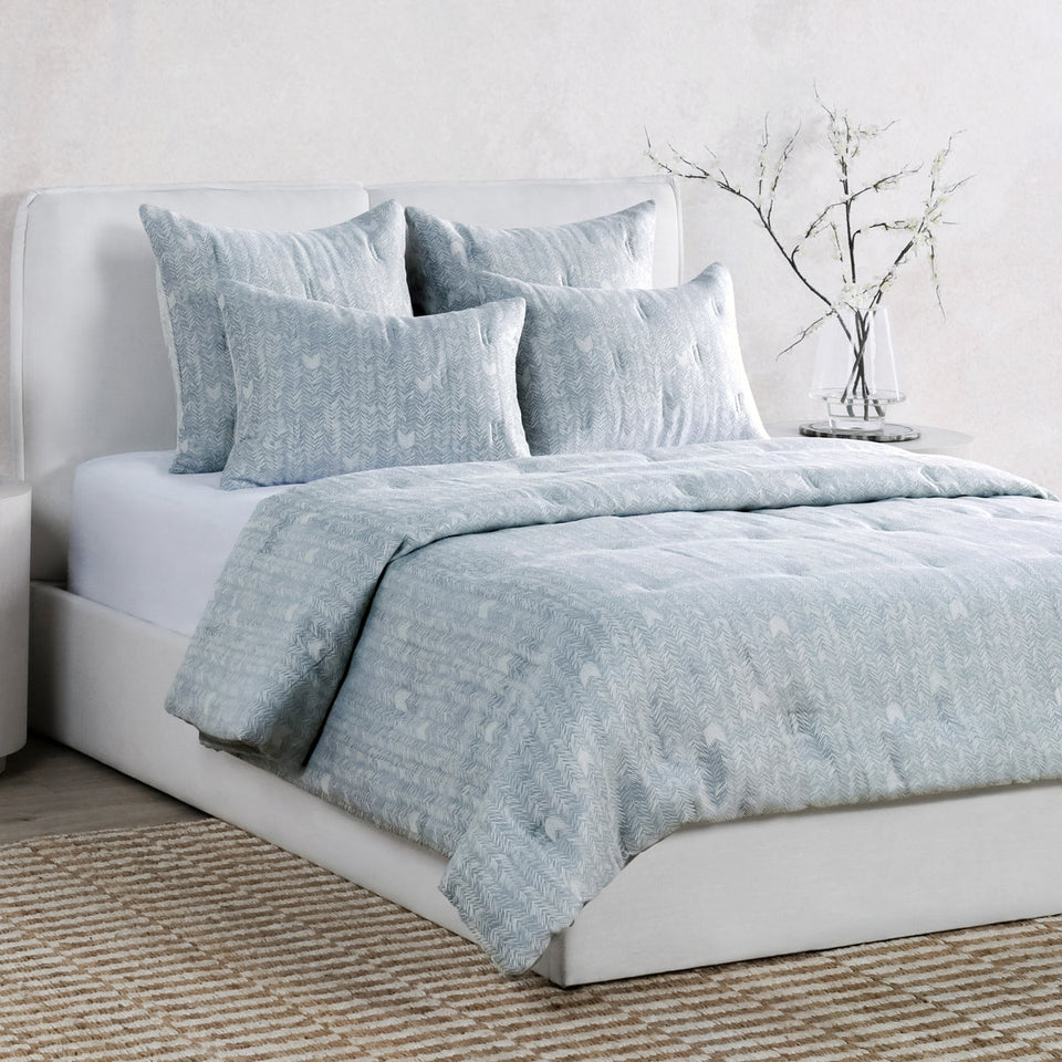 French Herringbone Comforter Collection