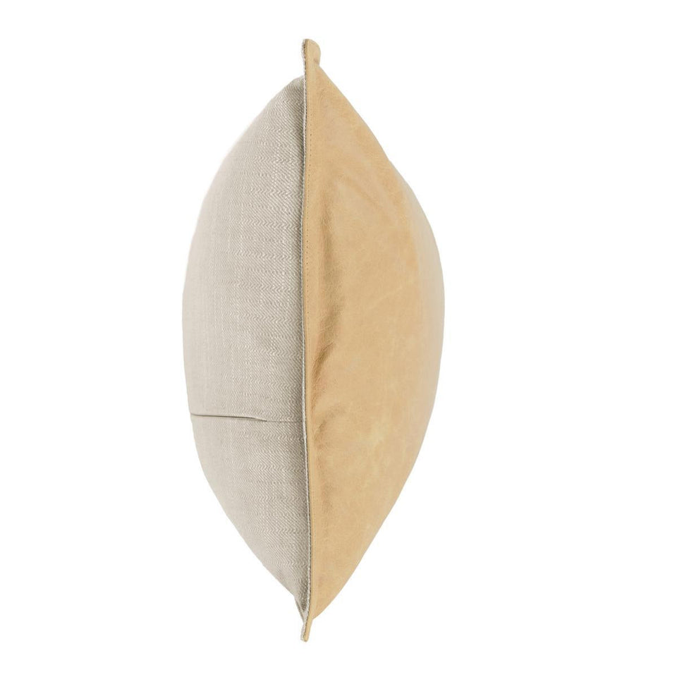 SLD Leather Pillow