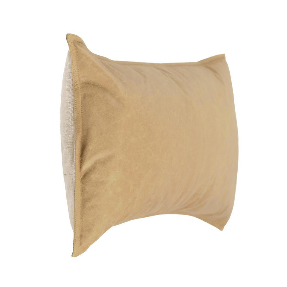SLD Leather Pillow