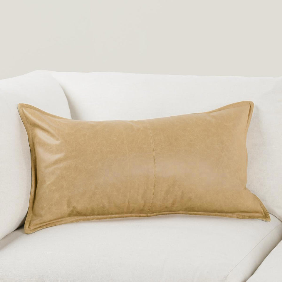 SLD Leather Pillow