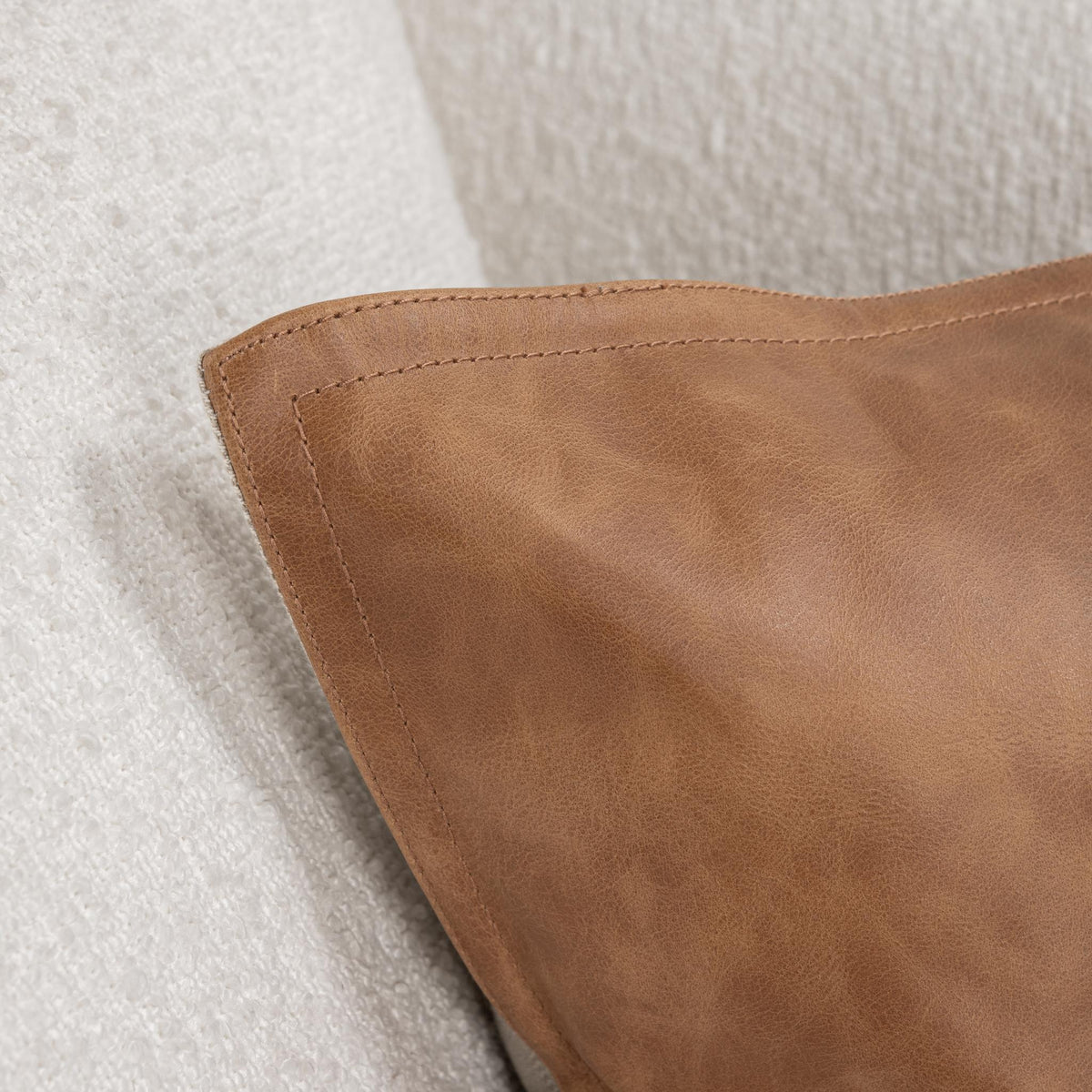 SLD Leather Pillow