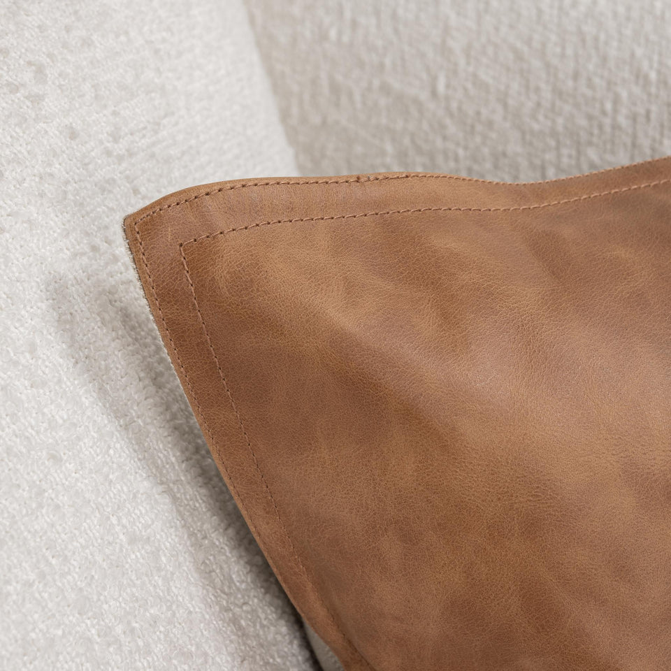 SLD Leather Pillow