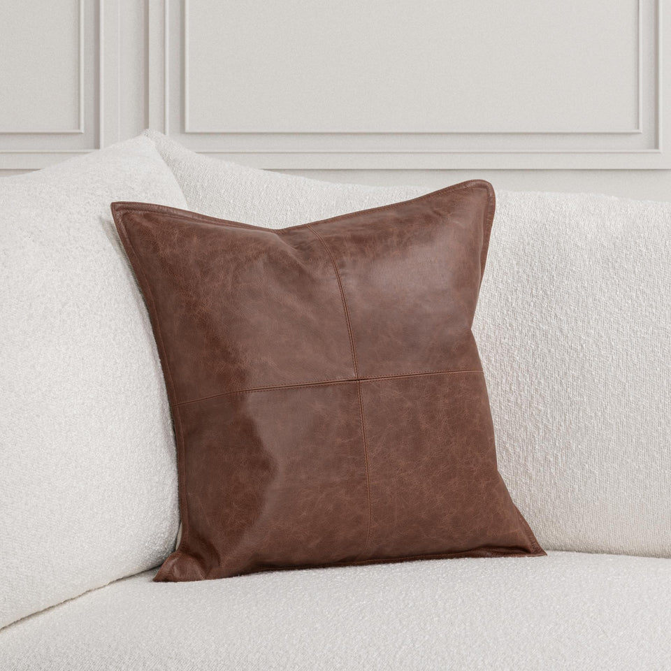 SLD Leather Pillow