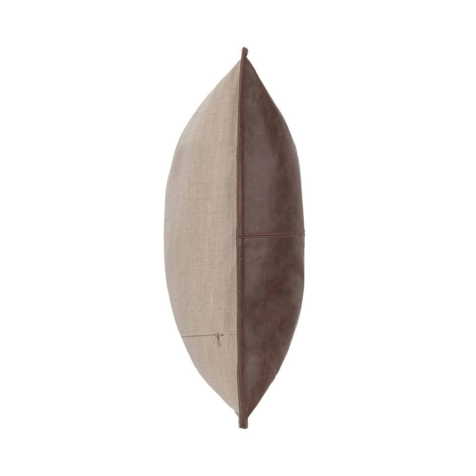 SLD Leather Pillow