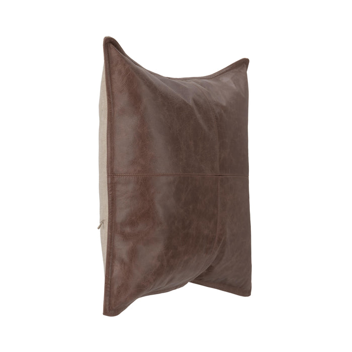 SLD Leather Pillow