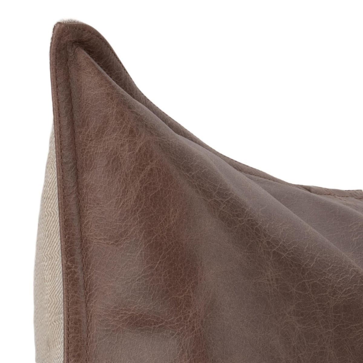 SLD Leather Pillow