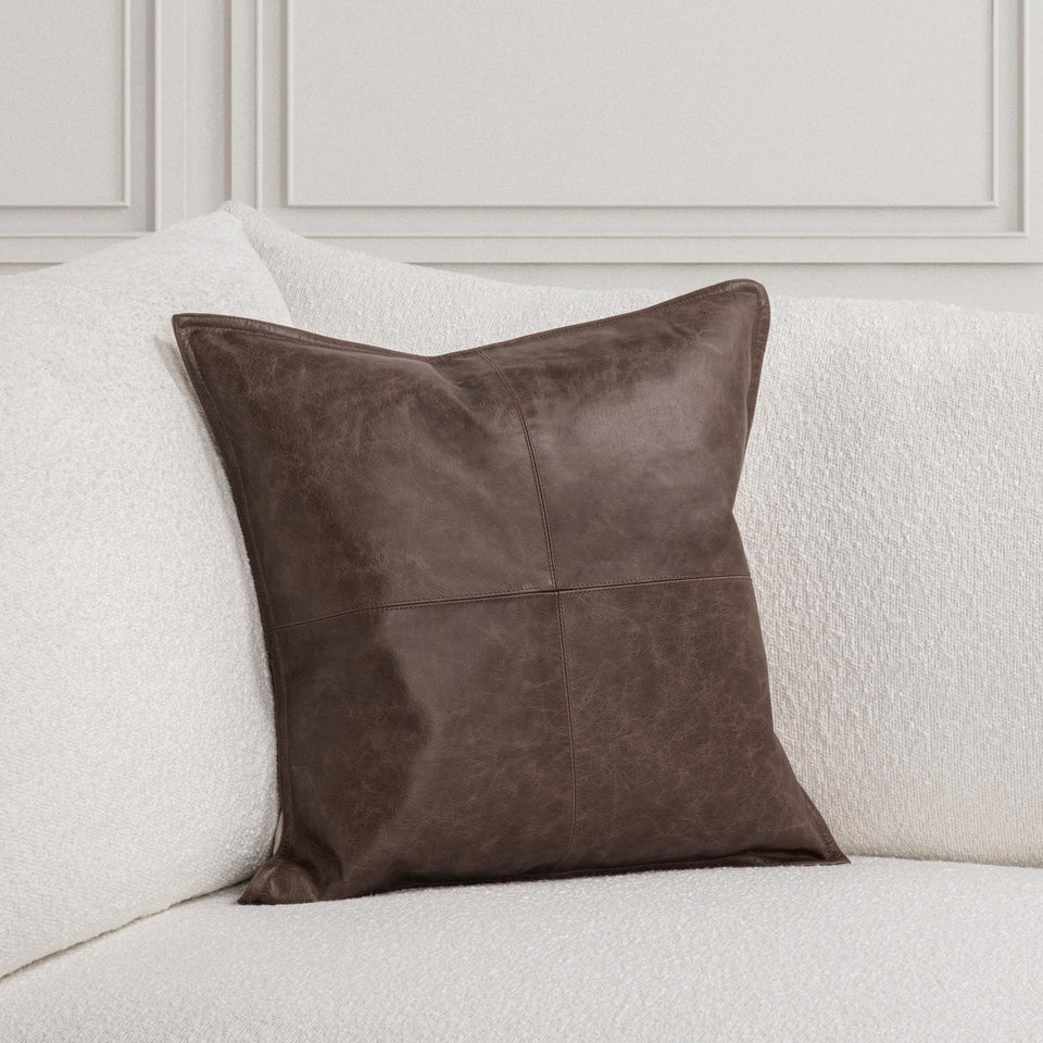 SLD Leather Pillow