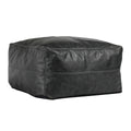 Leather Dexter Pouf