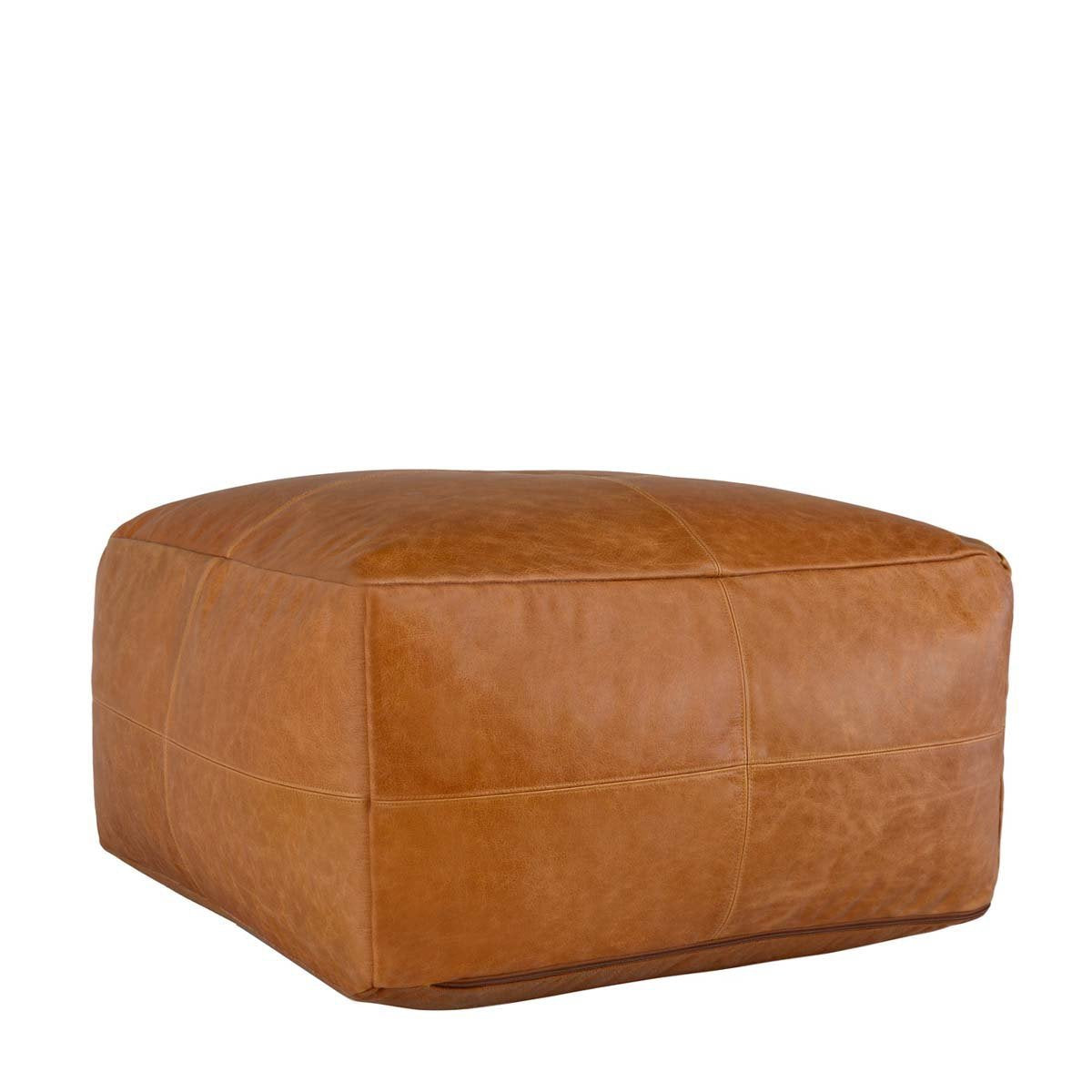 Leather Dumont Pouf