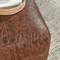 Leather Kona Pouf