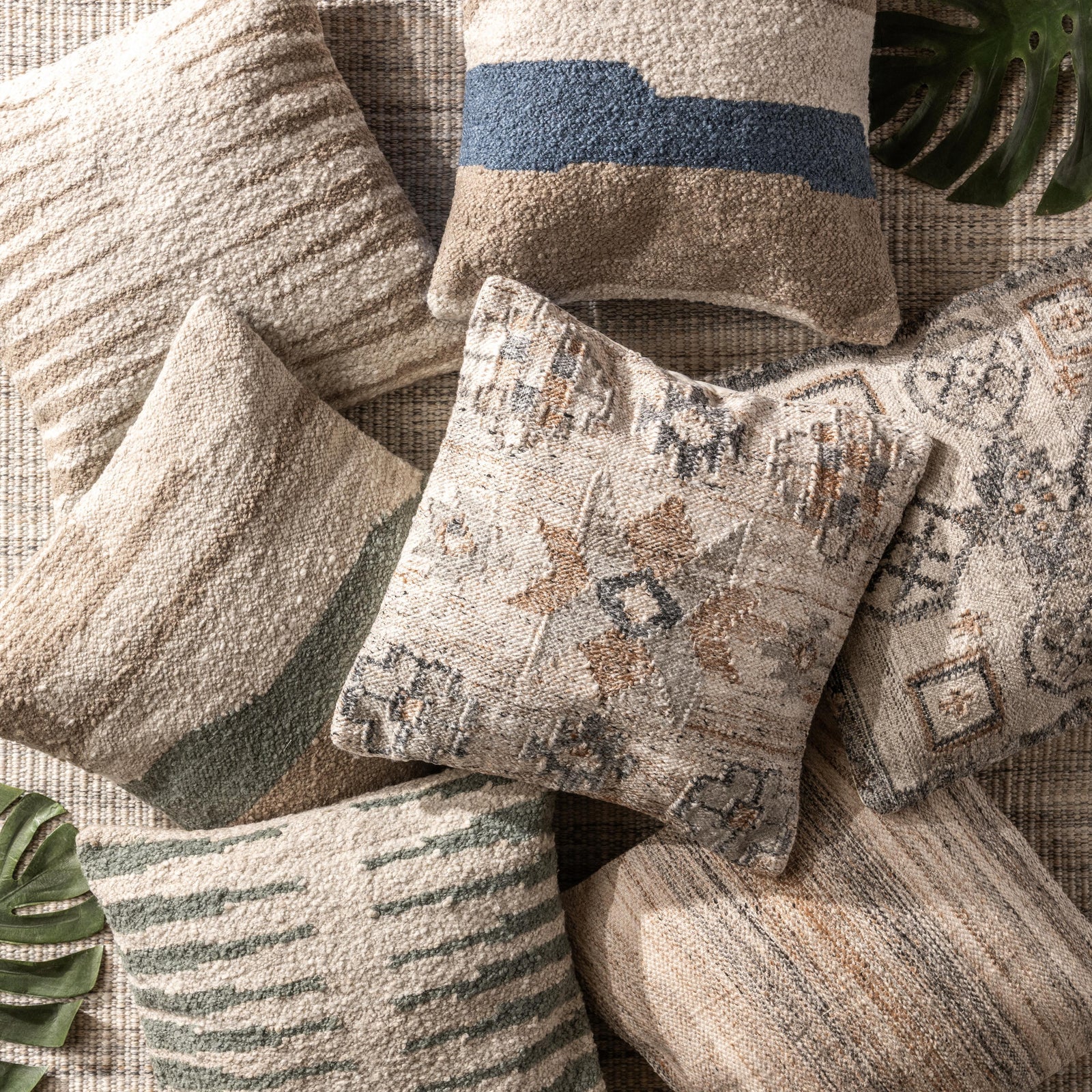 Performance Pillows and Poufs
