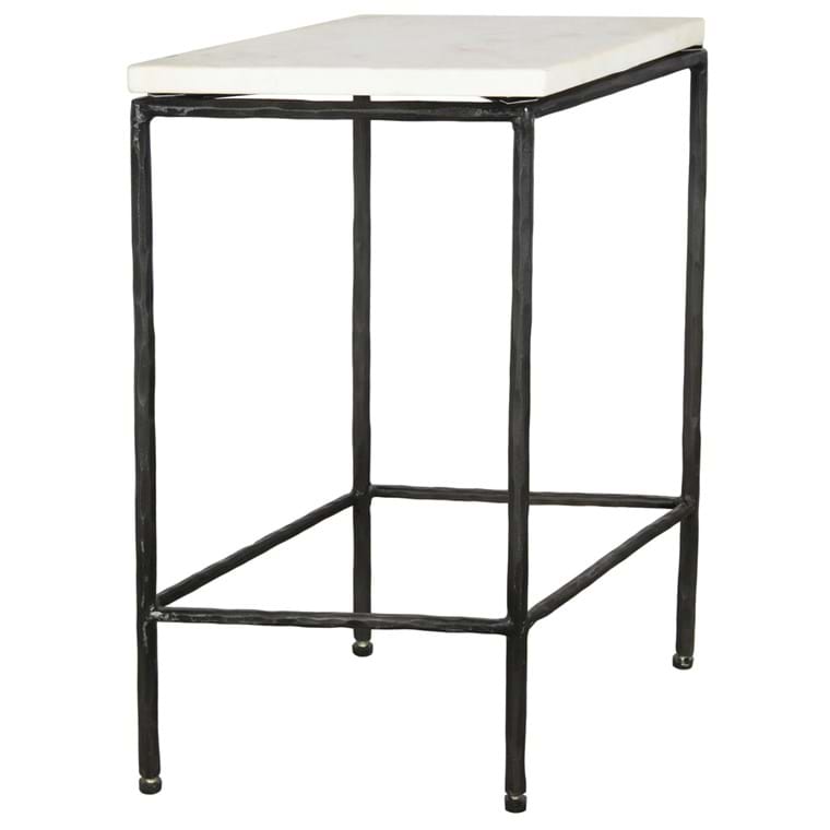 Picture of TESSA ACCENT TABLE STONE/IRON